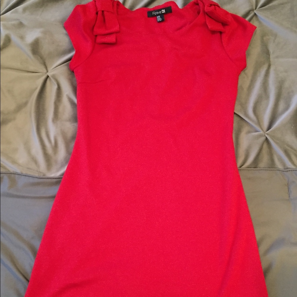 Red forever 21 dress